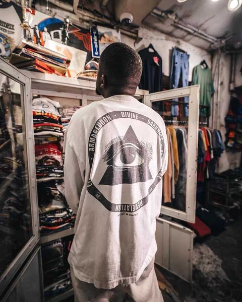 new 2022 spring and summer high street saint youth old alphabet print men's fashion brand round neck long sleeve t-shirt, White;black
new 2022 spring and summer high street saint youth old alphabet print men's fashion brand round neck long sleeve t-shirt, White;black