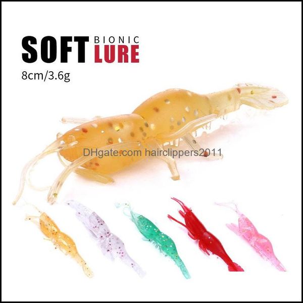 baits lures fishing sports outdoors new 1000pcs/lot soft shrimp lure artificial small ater bait 8cm 3.6g drop delivery 2021 f7di1
baits lures fishing sports outdoors new 1000pcs/lot soft shrimp lure artificial small ater bait 8cm 3.6g drop delivery 2021 f7di1