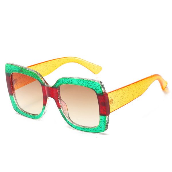 fashion designer square sunglasses european and american tricolor frame sunglasses women trend sunglasses, White;black
fashion designer square sunglasses european and american tricolor frame sunglasses women trend sunglasses, White;black