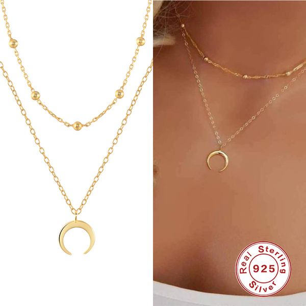 100 925 sterling silver vintage multilayer woman pendant necklace moon star clavicle choker collares necklaces jewelry 220722
100 925 sterling silver vintage multilayer woman pendant necklace moon star clavicle choker collares necklaces jewelry 220722