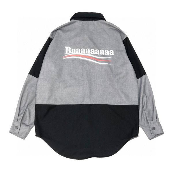 2022 europe paris classic wave cotton patchwork tee puff print long sleeve casual shirt, Black;brown
2022 europe paris classic wave cotton patchwork tee puff print long sleeve casual shirt, Black;brown