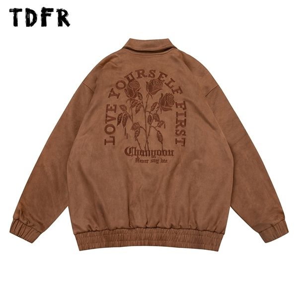 rose embroidery jacket mens autumn winter retro casual streetwear loose lapel long sleeve outerwear men 220804, Black;brown
rose embroidery jacket mens autumn winter retro casual streetwear loose lapel long sleeve outerwear men 220804, Black;brown