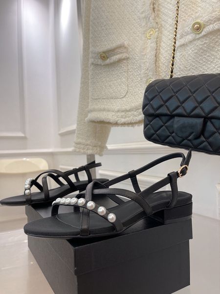 flat sandals women wear 2022 summer new fairy wind pearl cross strap all-match sandals, Black
flat sandals women wear 2022 summer new fairy wind pearl cross strap all-match sandals, Black