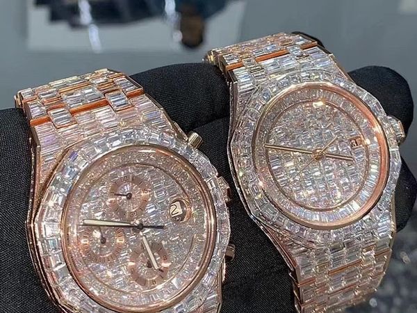 luxury mens watches for men movement watchs moissanite diamond watch 904l montre de luxe automatic wristwatch z5, Slivery;brown
luxury mens watches for men movement watchs moissanite diamond watch 904l montre de luxe automatic wristwatch z5, Slivery;brown
