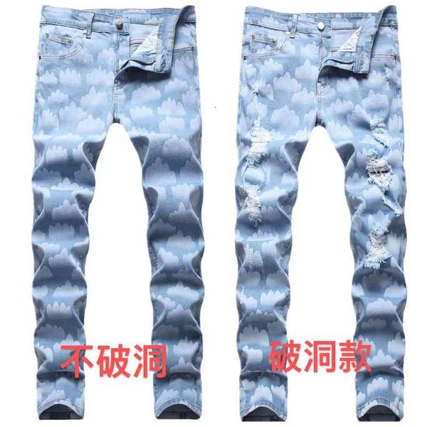 men's jeans printing men's stretch slim small straight tube light color blue sky and white clouds large pants uuag
men's jeans printing men's stretch slim small straight tube light color blue sky and white clouds large pants uuag