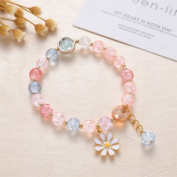 korean flowers daisy bracelets bohemian colorful crystal beaded bracelet handmade elastic rope women pulseira jewelry 220726, Golden;silver
korean flowers daisy bracelets bohemian colorful crystal beaded bracelet handmade elastic rope women pulseira jewelry 220726, Golden;silver