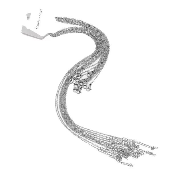 black wax rope lobster clasp chains stainless steel silver link chain women men necklace for diy necklace jewelry making
black wax rope lobster clasp chains stainless steel silver link chain women men necklace for diy necklace jewelry making