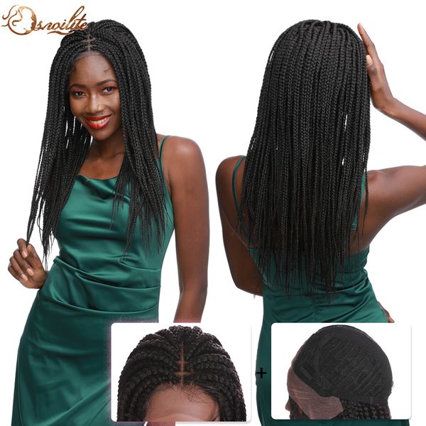 costume accessories synthetic 20inch box braid braided lace front wig red brown ombre heat resistant braiding hair wigs for black women, Silver
costume accessories synthetic 20inch box braid braided lace front wig red brown ombre heat resistant braiding hair wigs for black women, Silver