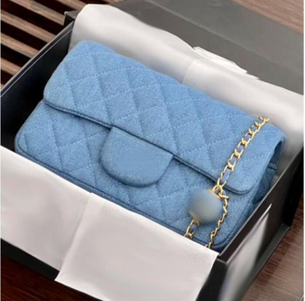 tz ladies flap mini designer bags solid color denim crossbody bags classic handbags small gold ball adjuster metal chain diamond quilting sh
tz ladies flap mini designer bags solid color denim crossbody bags classic handbags small gold ball adjuster metal chain diamond quilting sh