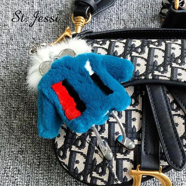 keychains brand ' robot keychain cute real rex fur fluffy lady bag charm pendants car key ring accessories284h, Silver
keychains brand ' robot keychain cute real rex fur fluffy lady bag charm pendants car key ring accessories284h, Silver