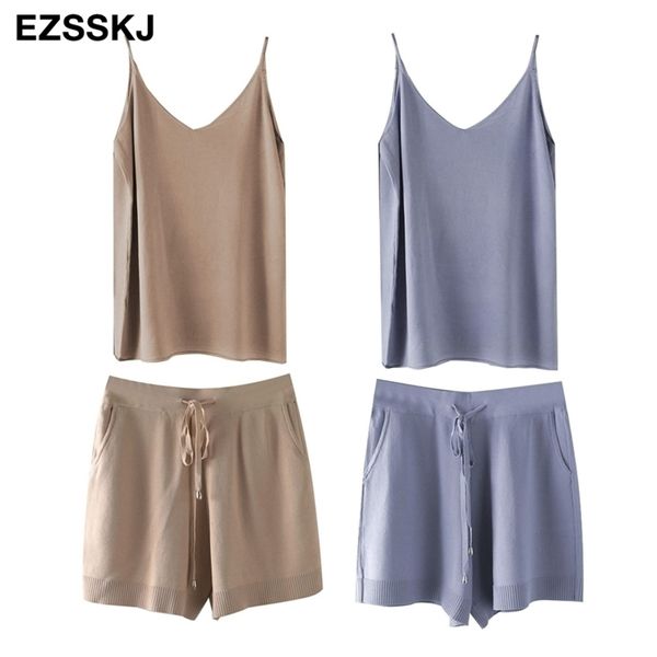 knit camisole short 2 pieces set women chic casual knitted pullover knit pants jumper short suits pj2102 210331, Gray
knit camisole short 2 pieces set women chic casual knitted pullover knit pants jumper short suits pj2102 210331, Gray