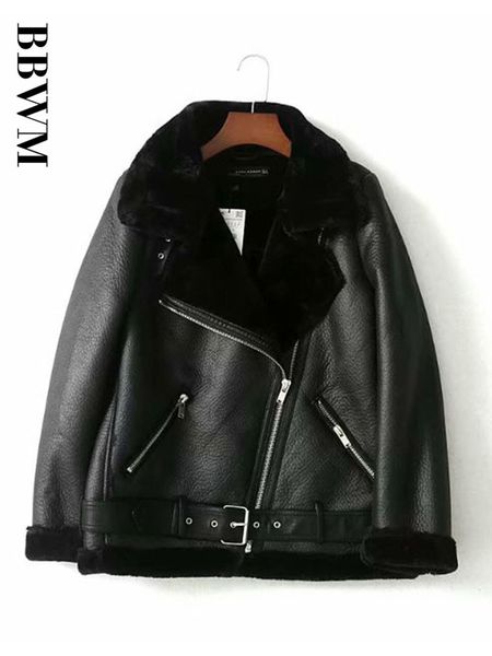 fur locomotive retro with belt riding winter women s jacket long sleeved lapel padded warm black zip chic female coat 220803, Black;brown
fur locomotive retro with belt riding winter women s jacket long sleeved lapel padded warm black zip chic female coat 220803, Black;brown