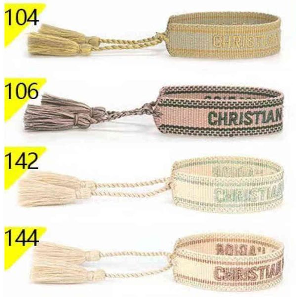 luxury fashion brand embroidery bracelets classic women men bangles friendship charm bangle woven adjustable tassel vintage couple braided j, Golden;silver
luxury fashion brand embroidery bracelets classic women men bangles friendship charm bangle woven adjustable tassel vintage couple braided j, Golden;silver