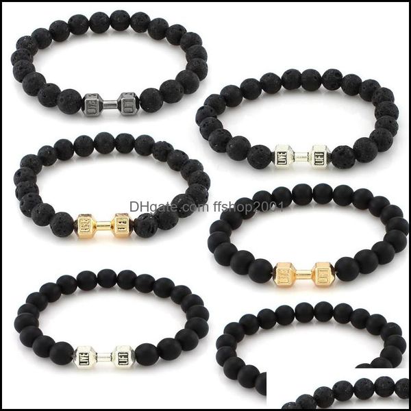 charm bracelets jewelry fitness barbell dumbbell bracelet natural stone bangle for women men essential oil diffuser dhncf, Golden;silver
charm bracelets jewelry fitness barbell dumbbell bracelet natural stone bangle for women men essential oil diffuser dhncf, Golden;silver