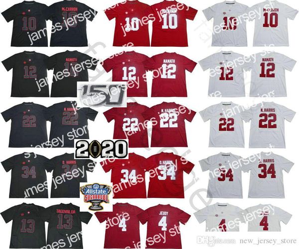 2022 ncaa alabama crimson tide college football wear 13 tua tagovailoa 4 jerry jeudy 10 aj mccarron 12 joe namath 22 najee 34 damien harris, Black
2022 ncaa alabama crimson tide college football wear 13 tua tagovailoa 4 jerry jeudy 10 aj mccarron 12 joe namath 22 najee 34 damien harris, Black
