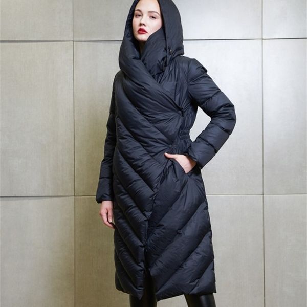 winter collection women hooded long down coat female winter warm thick down jacket y200107, Black
winter collection women hooded long down coat female winter warm thick down jacket y200107, Black