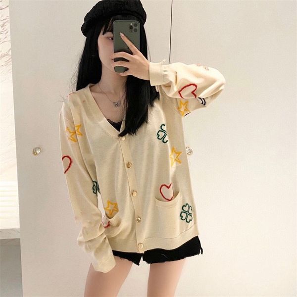 warehouse clothing autumn new loose contrast color love pattern embroidery cardigan wool sweater women's coat outlet_750c, White;black
warehouse clothing autumn new loose contrast color love pattern embroidery cardigan wool sweater women's coat outlet_750c, White;black