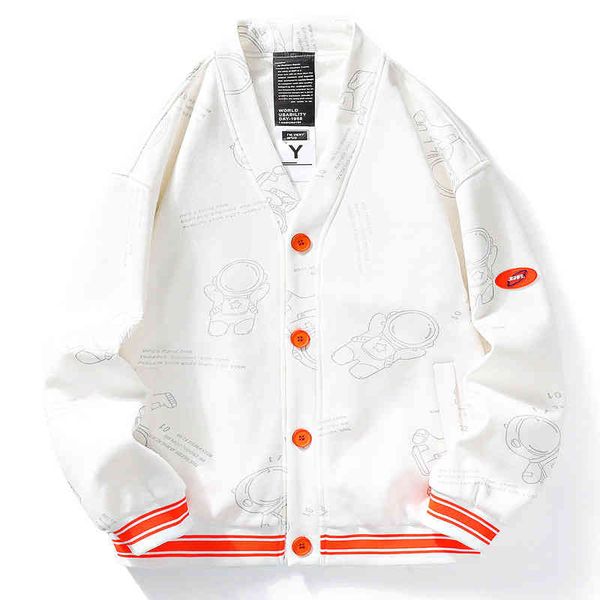 autumn cardigan sweater jacket 2022 new baseball jacket nasa co branded trendy men's coat, Black;brown
autumn cardigan sweater jacket 2022 new baseball jacket nasa co branded trendy men's coat, Black;brown