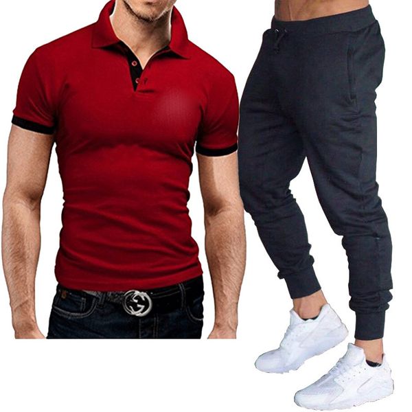2022 new summer men's sports suit short-sleeved polo shirt+trousers 2-piece fashion casual multicolor, Gray
2022 new summer men's sports suit short-sleeved polo shirt+trousers 2-piece fashion casual multicolor, Gray