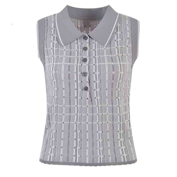 women's tanks camis summer knitted vest sweet polo neck slim commuting sleeveless hollow out sweater e887, White
women's tanks camis summer knitted vest sweet polo neck slim commuting sleeveless hollow out sweater e887, White