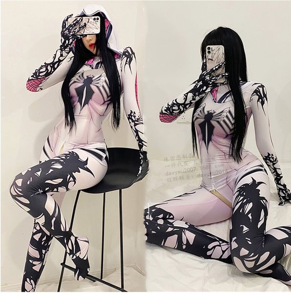 women's jumpsuits & rompers underwear zipper open crotch cosplay costume, Black;white
women's jumpsuits & rompers underwear zipper open crotch cosplay costume, Black;white