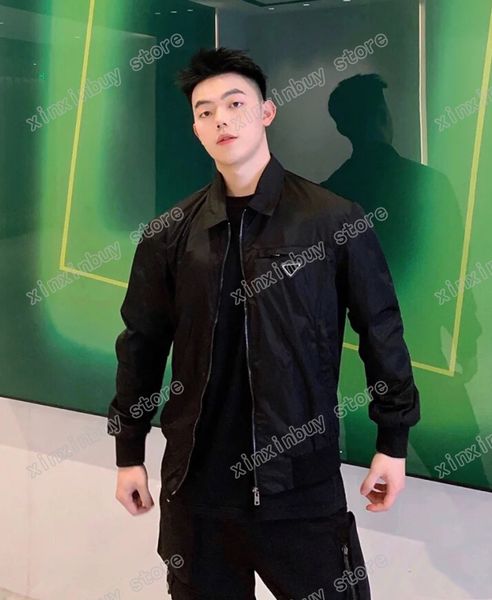 22ss designers nylon jackets men women metal triangle multi pockets milan zipper lapel neck streetwear black s-xl, Black;brown
22ss designers nylon jackets men women metal triangle multi pockets milan zipper lapel neck streetwear black s-xl, Black;brown