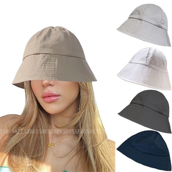 bucket hats women summer autumn cotton panama fisherman hat korean style solid climbing outdoor sunscreen bucket hat caps 220701, Blue;gray
bucket hats women summer autumn cotton panama fisherman hat korean style solid climbing outdoor sunscreen bucket hat caps 220701, Blue;gray