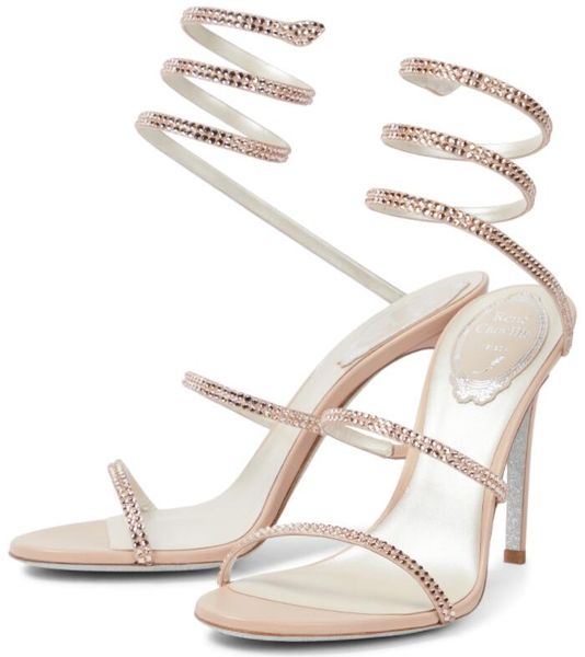 rene caovilla cleo open toe sandals crystal embellished spiral snake tail sandals twining rhinestone sandal women blue cleam stiletto heels, Black
rene caovilla cleo open toe sandals crystal embellished spiral snake tail sandals twining rhinestone sandal women blue cleam stiletto heels, Black