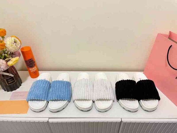 slippers spring and summer one line with letters embroidery fashion towel cloth round head anti-skid thick bottom wearing women's slipp, Black
slippers spring and summer one line with letters embroidery fashion towel cloth round head anti-skid thick bottom wearing women's slipp, Black