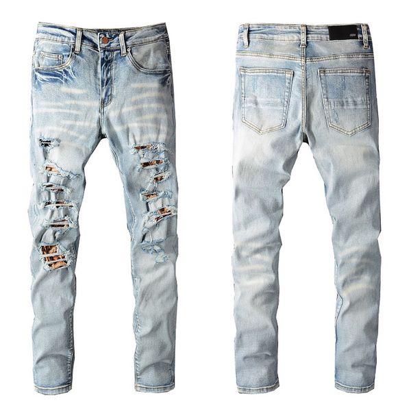 mens cool rips stretch designer jeans distressed ripped biker slim fit washed motorcycle denim men s hip hop jean fashion man pants 22ss siz, Blue
mens cool rips stretch designer jeans distressed ripped biker slim fit washed motorcycle denim men s hip hop jean fashion man pants 22ss siz, Blue
