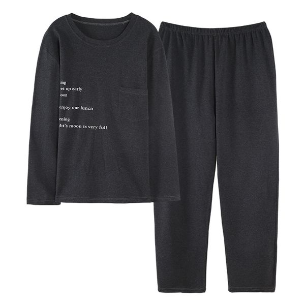 new pijama mans letter printing mens pajamas set homesuit homeclothes sleepwear long sleeve long pants pajamas set pj set t200813, Black;brown
new pijama mans letter printing mens pajamas set homesuit homeclothes sleepwear long sleeve long pants pajamas set pj set t200813, Black;brown