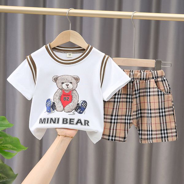 boy clothing sets kids clothes 2022 summer children cute bear t-shirt pants 2pcs set baby clothes suit 1-5 years, White
boy clothing sets kids clothes 2022 summer children cute bear t-shirt pants 2pcs set baby clothes suit 1-5 years, White