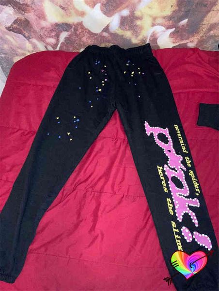 2022 black nevermind the spider pants men women foam print sp5der 555555 pants pink young thug sweatpants t220803
2022 black nevermind the spider pants men women foam print sp5der 555555 pants pink young thug sweatpants t220803