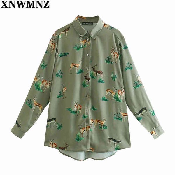 xnwmnz za women vintage stylish animal print blouses fashion lapel collar long sleeve female shirts blusas mujer chic 210513, White
xnwmnz za women vintage stylish animal print blouses fashion lapel collar long sleeve female shirts blusas mujer chic 210513, White