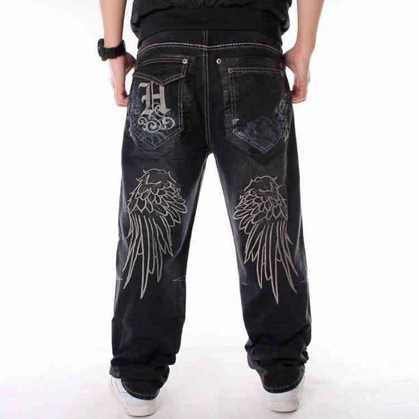 trendy men's jeans hip hop clothes washing loose skateboard pants fattening oversize, Blue
trendy men's jeans hip hop clothes washing loose skateboard pants fattening oversize, Blue