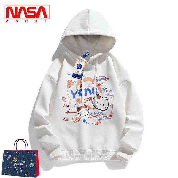 hoodies sweatshirts designer hoodie nasa co branded fashion hoodie for men wo couple animation printing loose versatile ins jacket wo, Black
hoodies sweatshirts designer hoodie nasa co branded fashion hoodie for men wo couple animation printing loose versatile ins jacket wo, Black