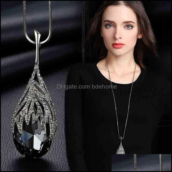 pendant necklaces pendants jewelry water drop long necklace for women fashion crystal statement delivery 2021 mbmig, Silver
pendant necklaces pendants jewelry water drop long necklace for women fashion crystal statement delivery 2021 mbmig, Silver