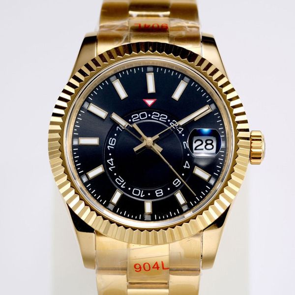 watches for mens automatic mechanical 42mm watch classic business wristwatch stainless steel wristband calendar design montre de luxe life w, Slivery;brown
watches for mens automatic mechanical 42mm watch classic business wristwatch stainless steel wristband calendar design montre de luxe life w, Slivery;brown