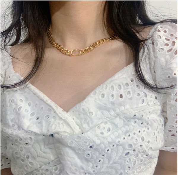 luxury designer necklace d new word gold silver mother thick chain necklace bracelet female high edition temperament clavicle chain
luxury designer necklace d new word gold silver mother thick chain necklace bracelet female high edition temperament clavicle chain