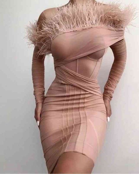 casual dresses fashion spring mesh feather slant shoulder solid color long sleeve dress women's one-step, Black;gray
casual dresses fashion spring mesh feather slant shoulder solid color long sleeve dress women's one-step, Black;gray
