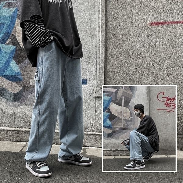 harajuku chic straight pants men jeans summer daily casual streetwear male all match long denim trousers 220328, Blue
harajuku chic straight pants men jeans summer daily casual streetwear male all match long denim trousers 220328, Blue