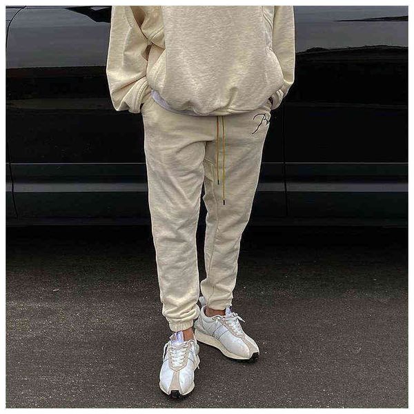 men's fashion hoodie brand jogger joggers rhude embroidered new letter pants american loose high street drawstring sports terry men, Black
men's fashion hoodie brand jogger joggers rhude embroidered new letter pants american loose high street drawstring sports terry men, Black