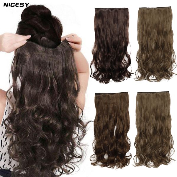 costume accessories long wavy synthetic clip-in extensions hair 22inch brown black gold women hair 5 clips high tempreture synthetic hairpie, Silver
costume accessories long wavy synthetic clip-in extensions hair 22inch brown black gold women hair 5 clips high tempreture synthetic hairpie, Silver