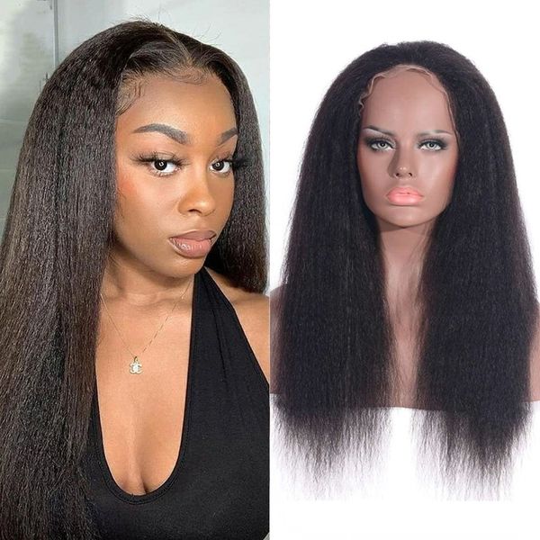 hd kinky straight lace front human hair wigs indian hair 13x4 transparent lace frontal wig, Black;brown
hd kinky straight lace front human hair wigs indian hair 13x4 transparent lace frontal wig, Black;brown