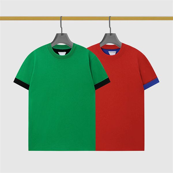high version fashion brand bv men's t shirt wild stitching contrast color round neck short-sleeved t-shirt cotton style men's wome, White;black
high version fashion brand bv men's t shirt wild stitching contrast color round neck short-sleeved t-shirt cotton style men's wome, White;black