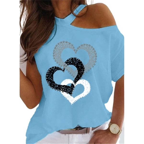 summer heart print t-shirt women white off shoulder casual o-neck short sleeve tshirts fashion street tees 220511
summer heart print t-shirt women white off shoulder casual o-neck short sleeve tshirts fashion street tees 220511