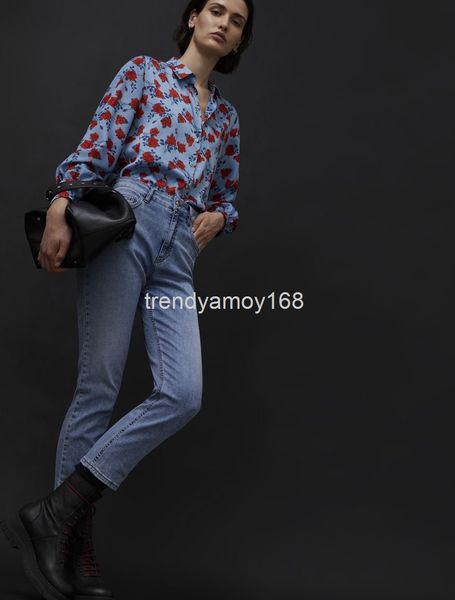 women's polos french single blue floret 18mm sand washed silk crepe de chine shirt women's original dress, White
women's polos french single blue floret 18mm sand washed silk crepe de chine shirt women's original dress, White