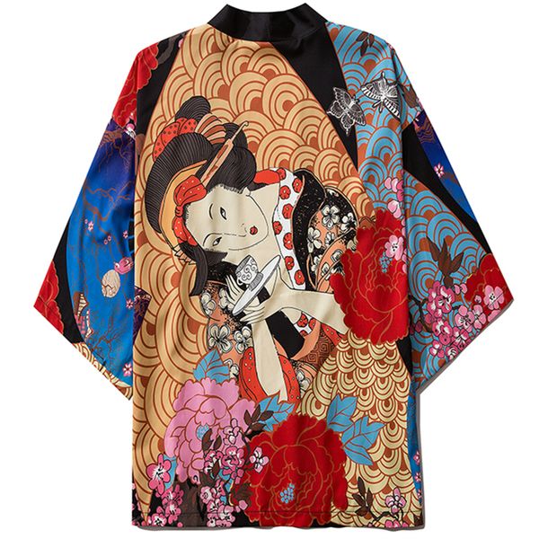 2022 men japanese obi male yukata kimono cardigan women haori japanese samurai traditional japan clothing robe korean, Red
2022 men japanese obi male yukata kimono cardigan women haori japanese samurai traditional japan clothing robe korean, Red