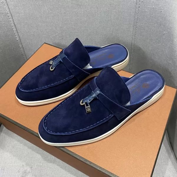 loro summer charms embellished walk suede slippers mules shoes genuine leather casual slip on flats for women luxury designers flat shoe fac, Black
loro summer charms embellished walk suede slippers mules shoes genuine leather casual slip on flats for women luxury designers flat shoe fac, Black