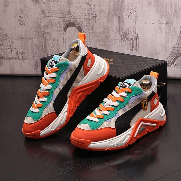 2022 spring and summer italian design shoes men mesh splicing breathable trend business driving luxury casual sneakers, Black
2022 spring and summer italian design shoes men mesh splicing breathable trend business driving luxury casual sneakers, Black
